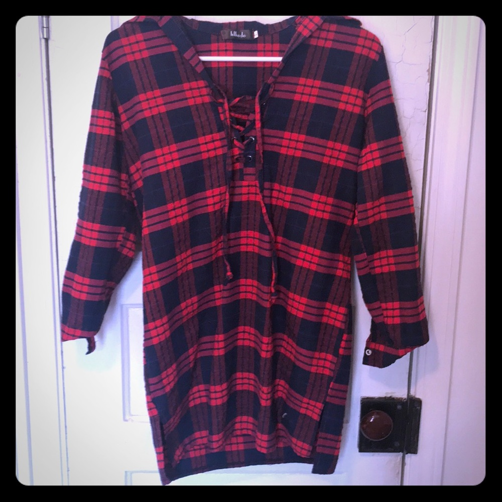 Hlkodo plaid dress